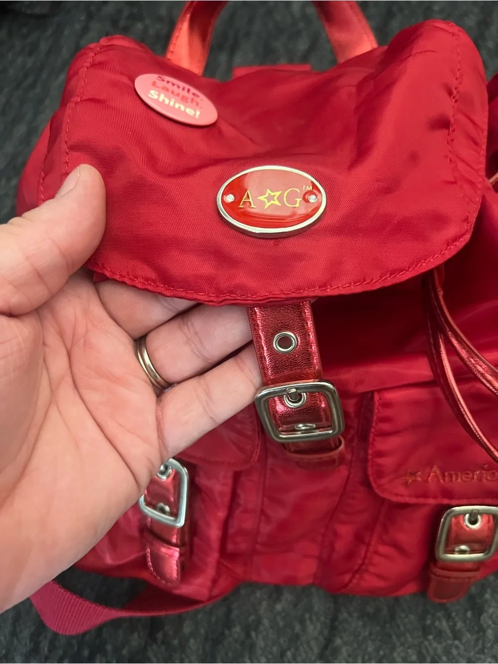 American Girl Red Star Backpack